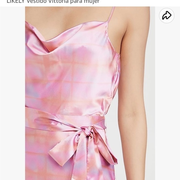 LIKELY Vittoria Tie Dye Satin Midi Dress 💕 NWT size 0 and 4 - Picture 9 of 16